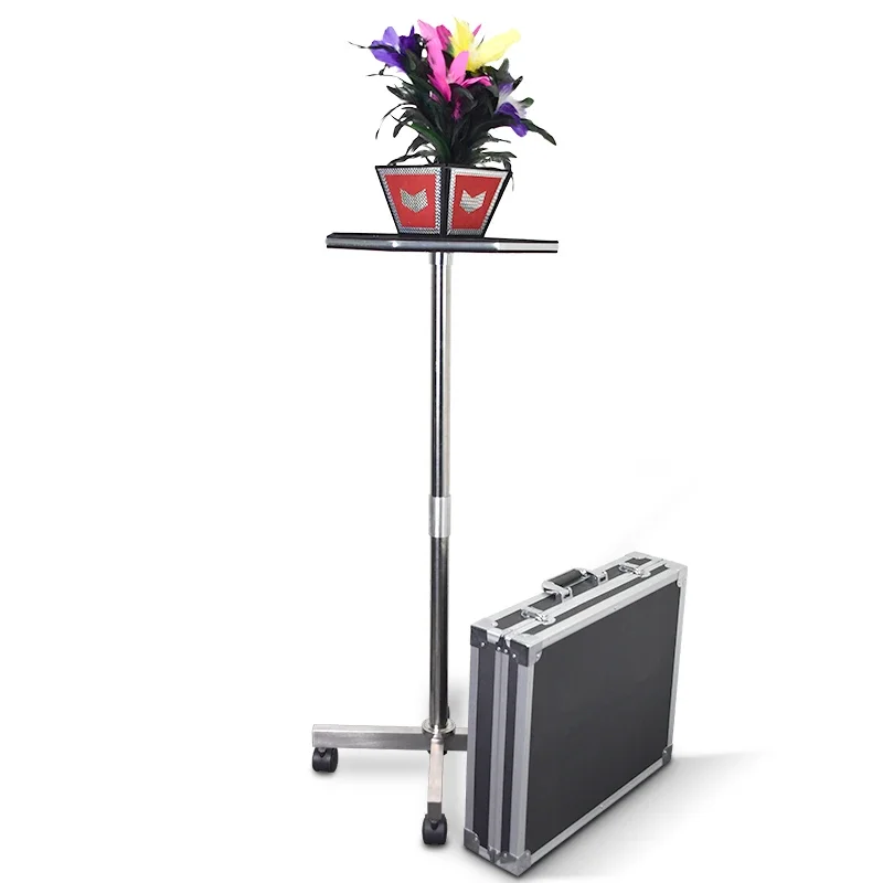 Ramo que desaparece y jarrón, truco de magia de escenario para mago profesional, flor que desaparece, ilusión de mesa, cosas divertidas