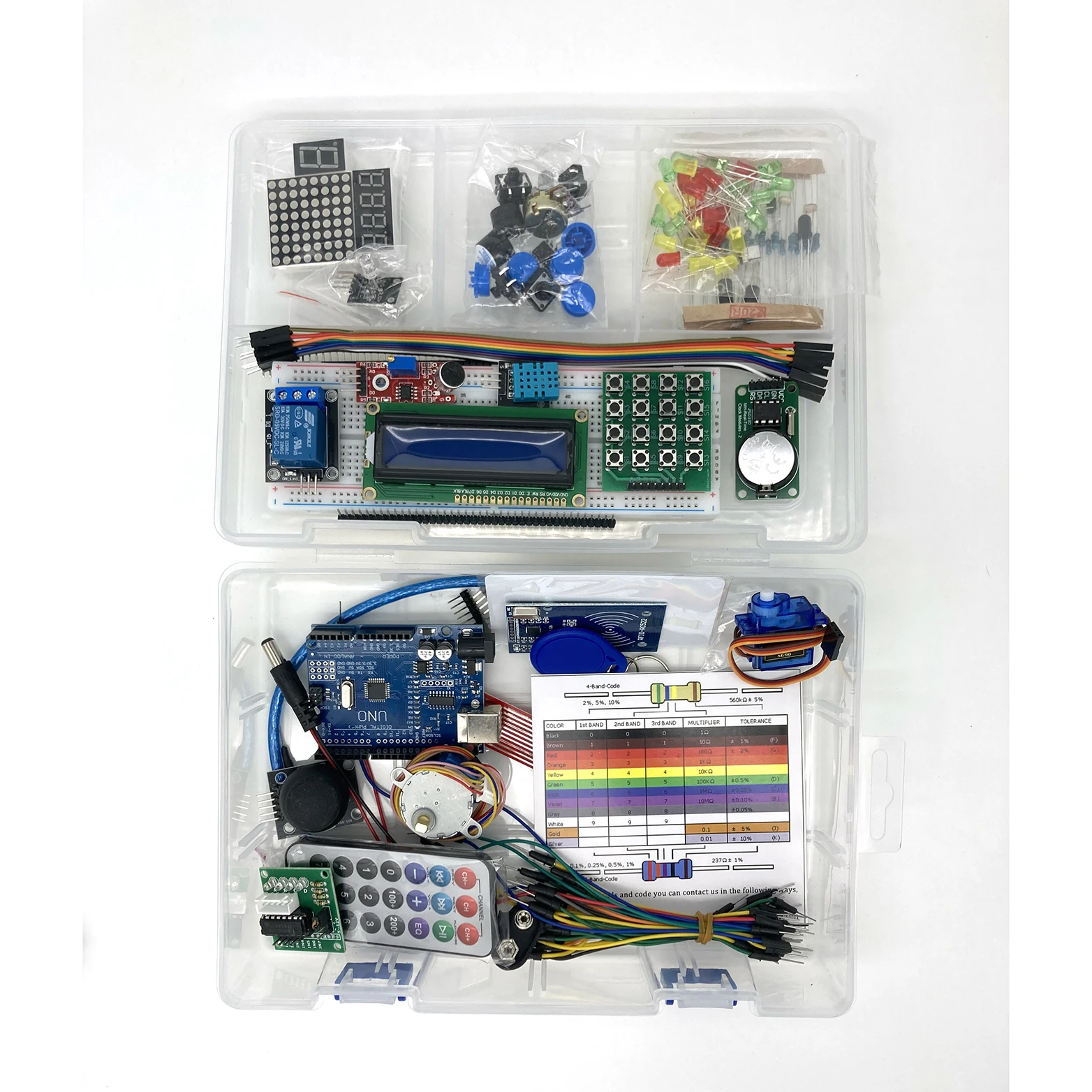 最新のrfidスターターキット（arduino-uno-r3用）アップグレード版学習キット（リテールボックス入り）