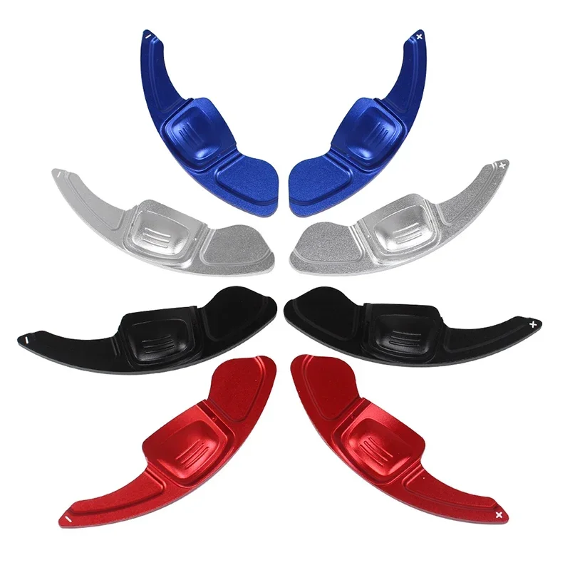 Aluminum Larger Paddle Shifter Extensions for Volkswagen 2022-up MK8 Golf GTI Golf-R e-Golf,Paddle Shifter DSG Gear Stickers