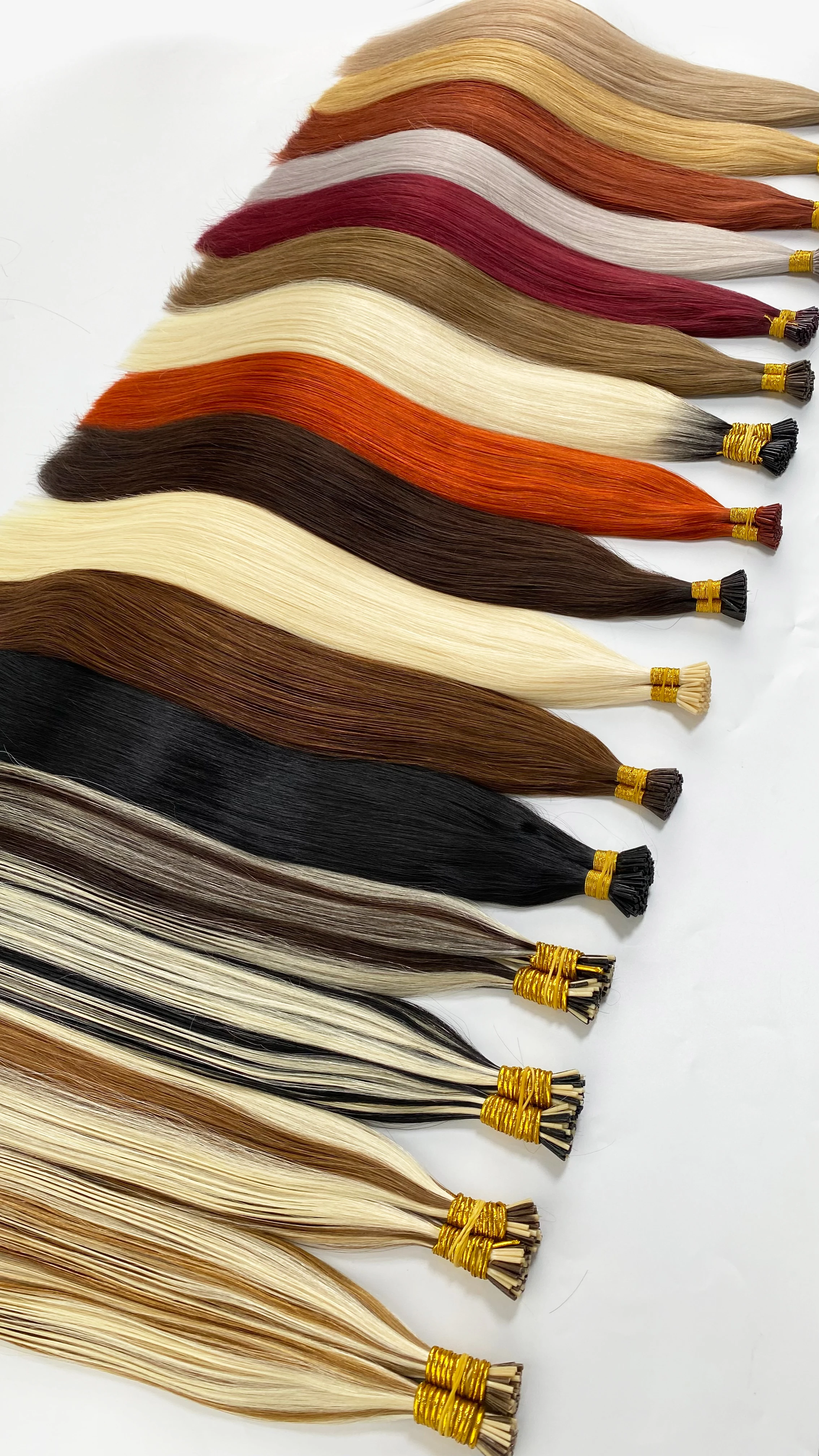 Remi i ponta 100% extensões de cabelo humano real extensões de cabelo reto em massa cabelo eu ponta extensões de cabelo natural fusão natural cabelo