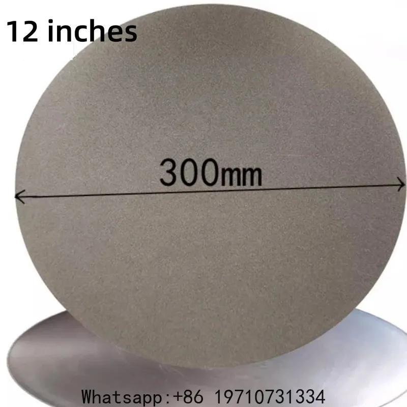 

NO CENTER HOLE 12" 300mm Inch Grit Diamond Grinding Disc Abrasive Wheels Coated Flat Lap Disk for Gemstone Jewelry Tools