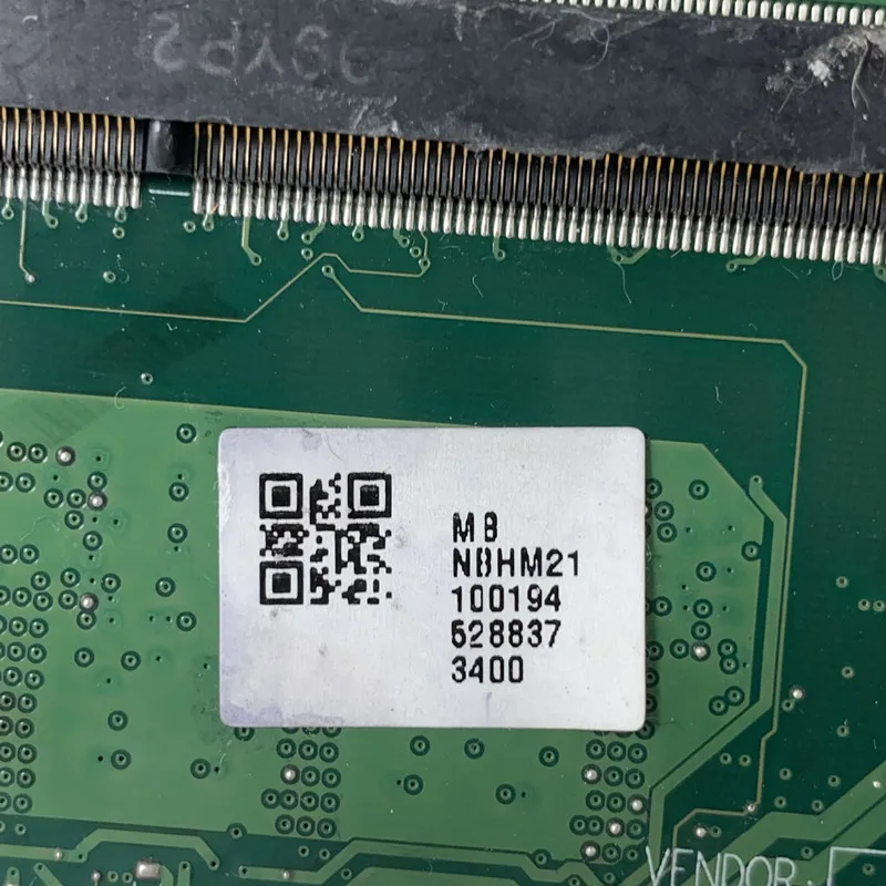 Para acer A315-54 A317-51 eh7lw LA-H792P com srgl0 I3-10110U cpu mainboard portátil placa-mãe nbhm211001 100% testado funcionando bem