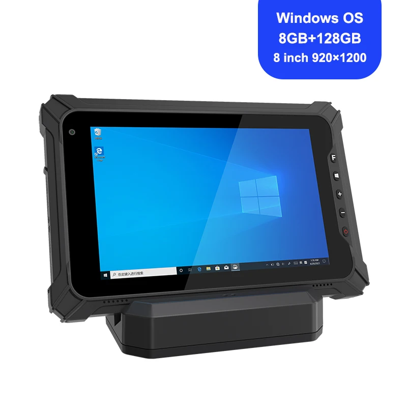 Rugged Tablet PC Windows 10 OS N5100 CPU 8G RAM 128G ROM Barcode Scanner Waterproof Tablet