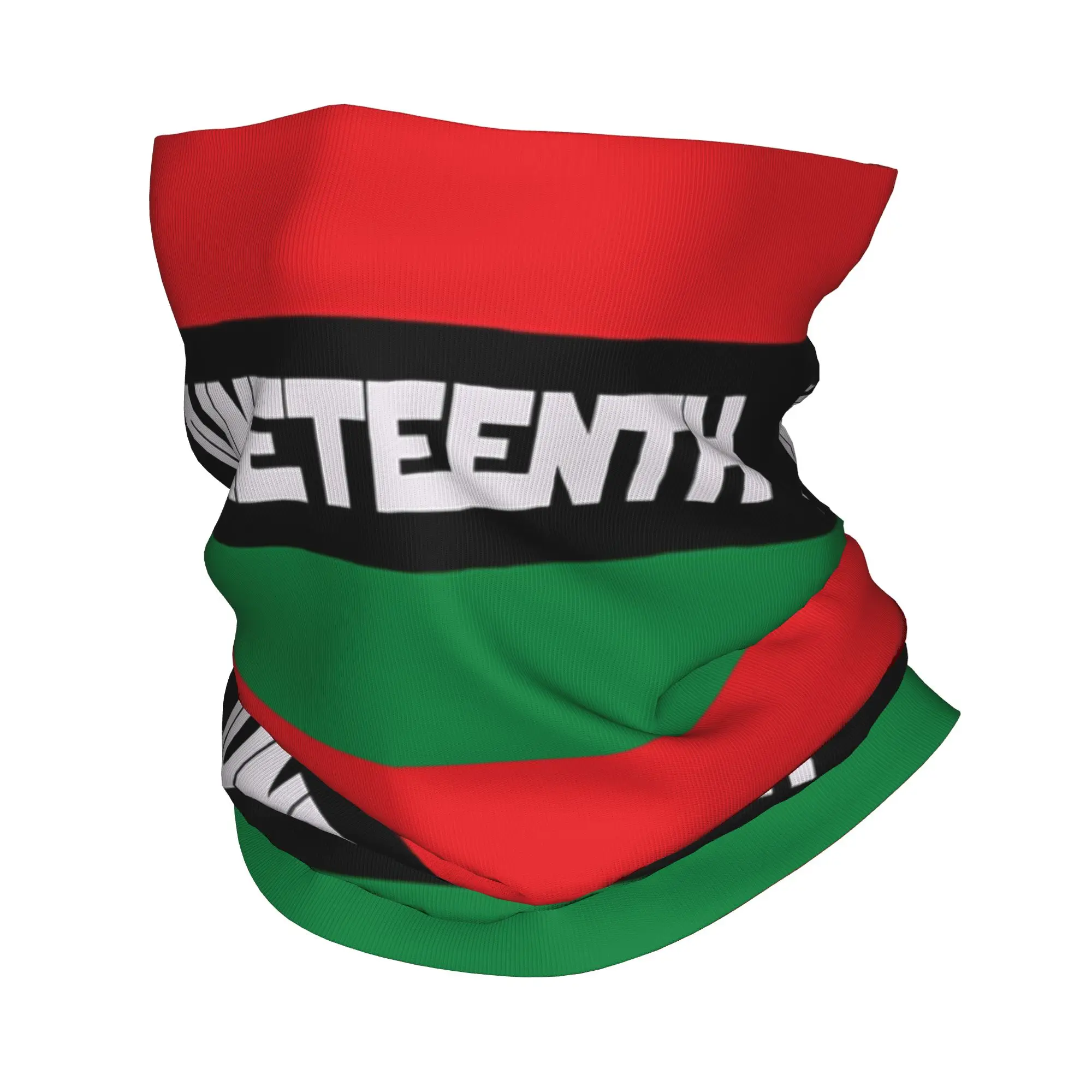 Juneteenth Freedom Day Pan African Flag Black History UNIA Bandana Neck Gaiter Printed Wrap Mask Scarf Cycling Scarf Cycling