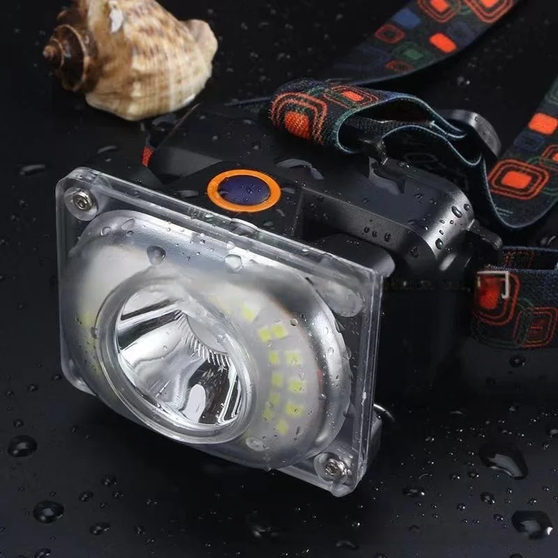 

Rechargeable Work Light Multi Functional Cob Repair Light Head Mounted Led Strong Light Mining Lamp Four Gear Position Dimming