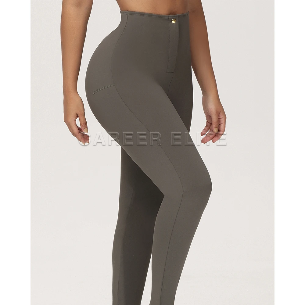 Women High Waist Body Shaper Tummy Compression Leggings Pants Reducing and Shaper Thigh  Slimmer Sheath Stretch Skinny Trousers