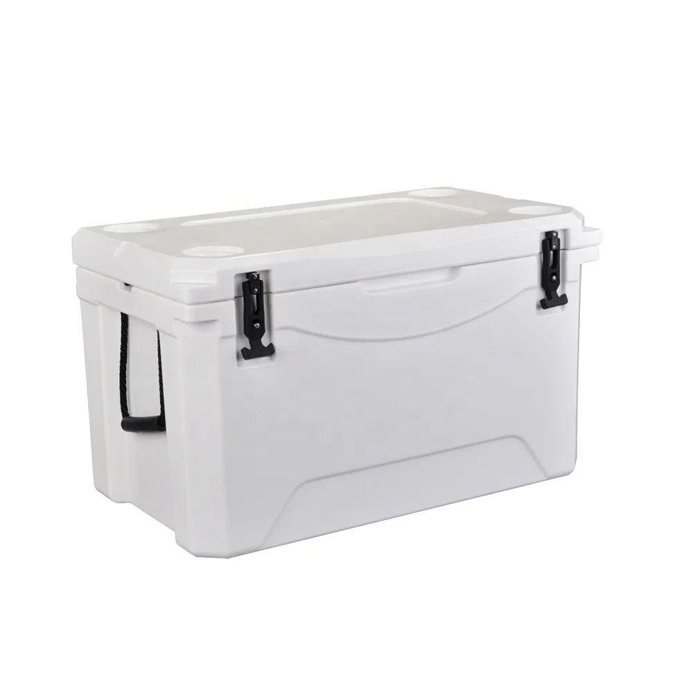 Reusable plastic rotary molding fish ice box thermal insulation food storage and transportation container