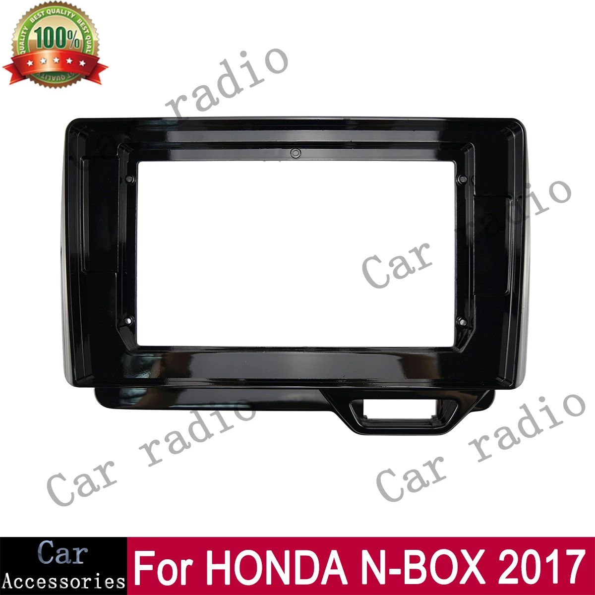 For 2017+ HONDA N-BOX (10.1INCH, RHD, UV BLACK) Car Radio Android Stereo Frame Player Head Unit Fascia Panel Dash Board Cover