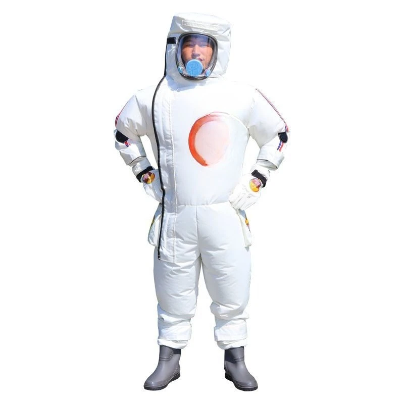 

Thickened anti-piercing tiger head bee inflatable light body wasp suit anti-bee mask