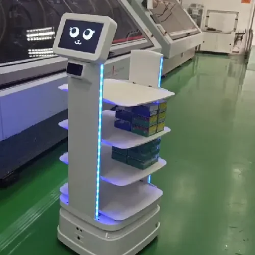 Obrázek 5: Logistika robot warehousing dodání robot AGV chytrý robot chytrý překážka avoidance sebe jízda továrna dílna