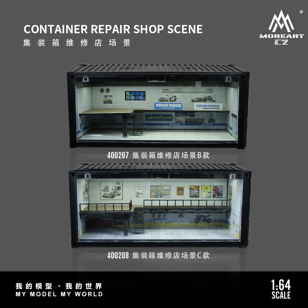 

Коробка времени и MoreArt Контейнер для ремонта Магазин Освещение Диорама Имитационная модель для подарка, коллекции и дисплея