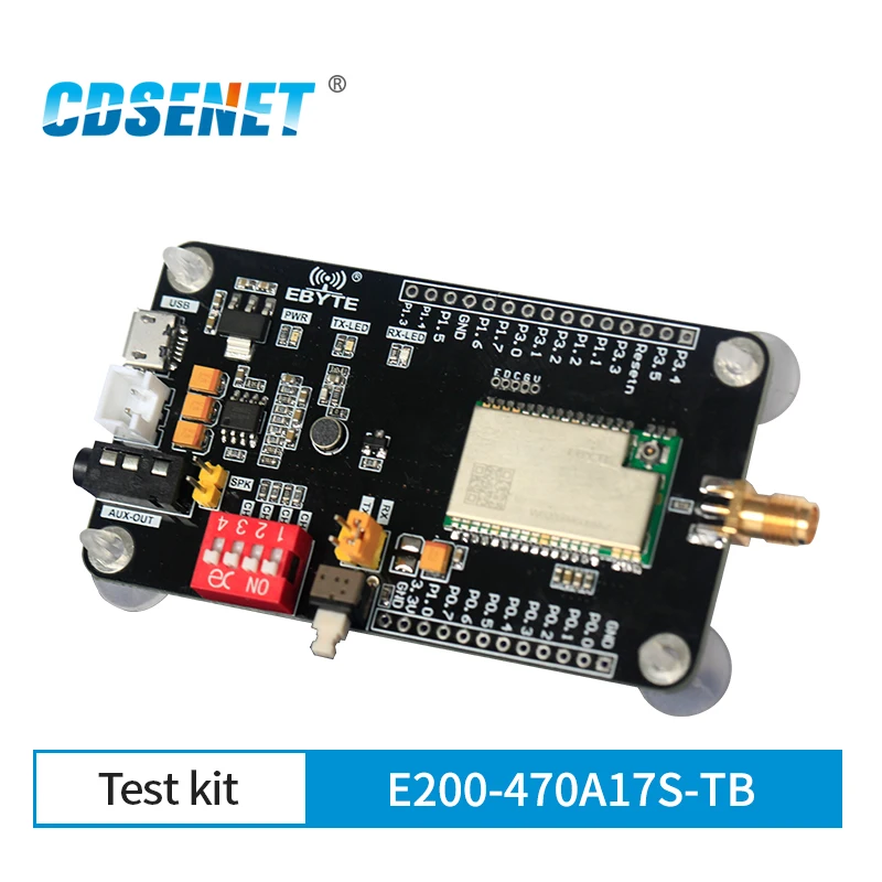 E200-470A17S-TB Test Board for E200-470A17S IOT SMD Audio Module E200 Series SMA-J Broadcasting Transmission Long-distance