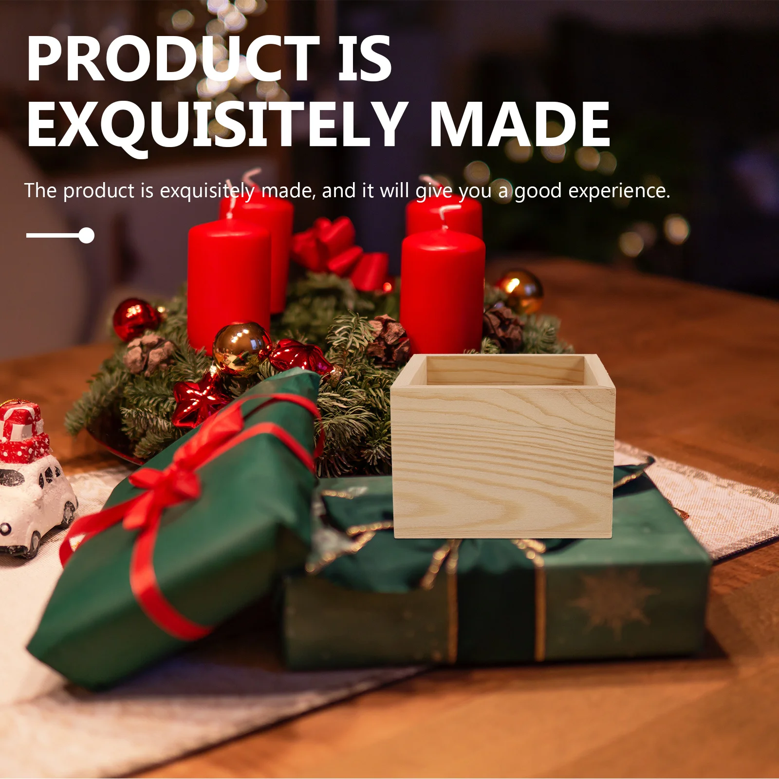 

4Pcs High Quality Wooden Boxes for Jewelry Storage and Organization Keeps Daily Wear Jewelry Tidy and Safe DIY Box