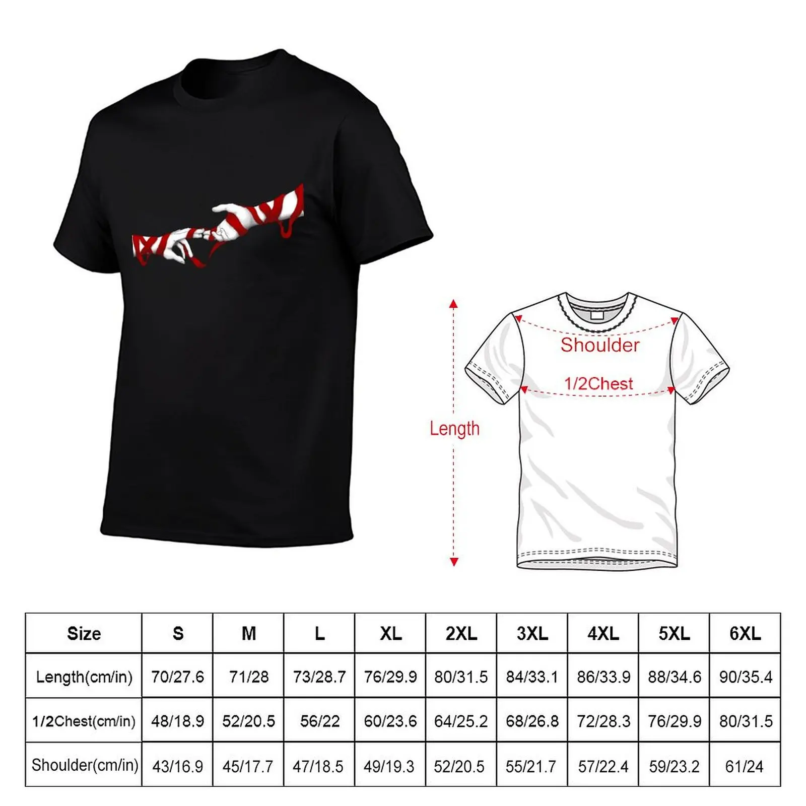 Red Thread of Fate T-Shirt Sports Casual Breathable Tee Shirt