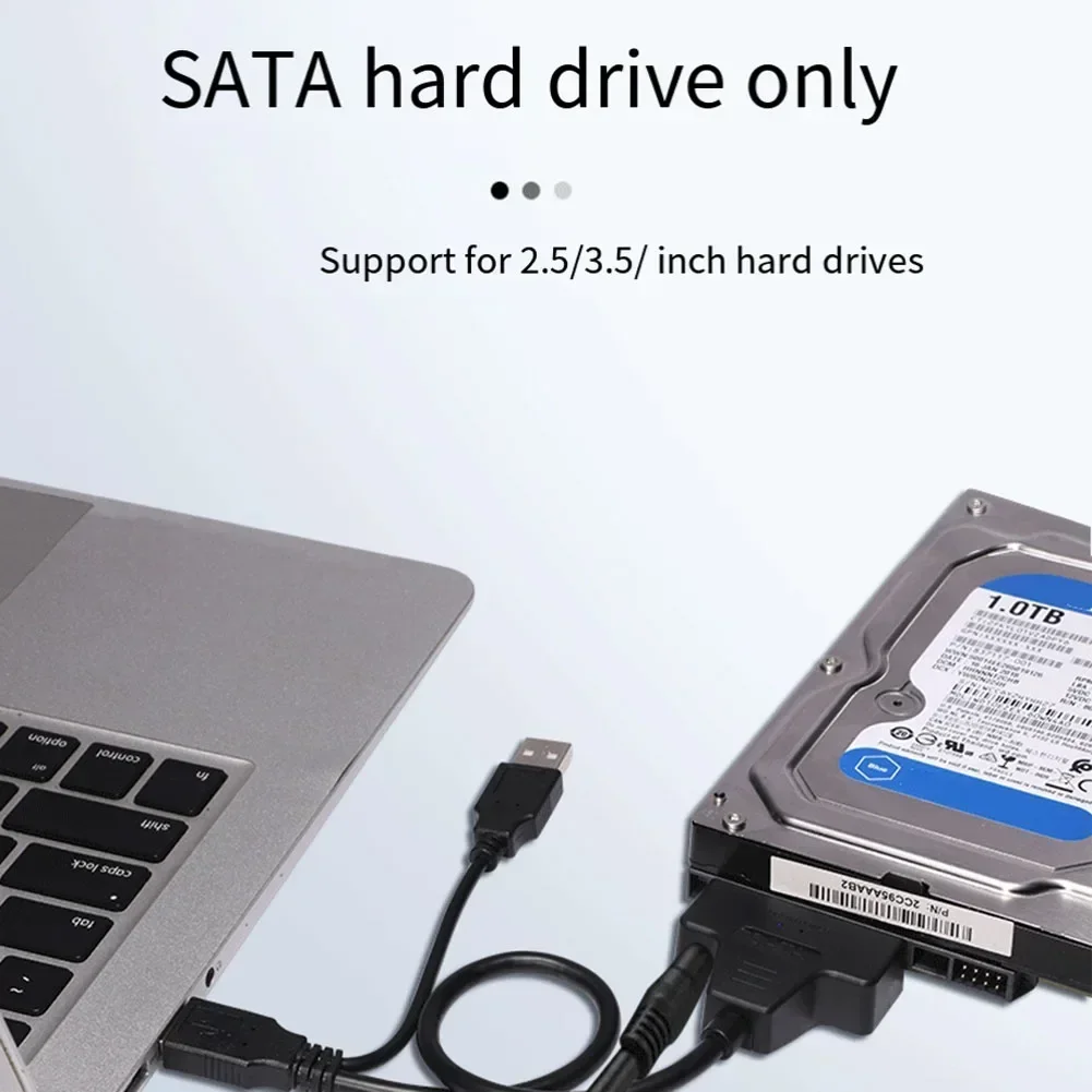 Para Cable SATA a USB 3,0, adaptador de Cable de alta velocidad de 6 Gbps para disco duro SSD HDD externo de 2,5 pulgadas para ordenador portátil