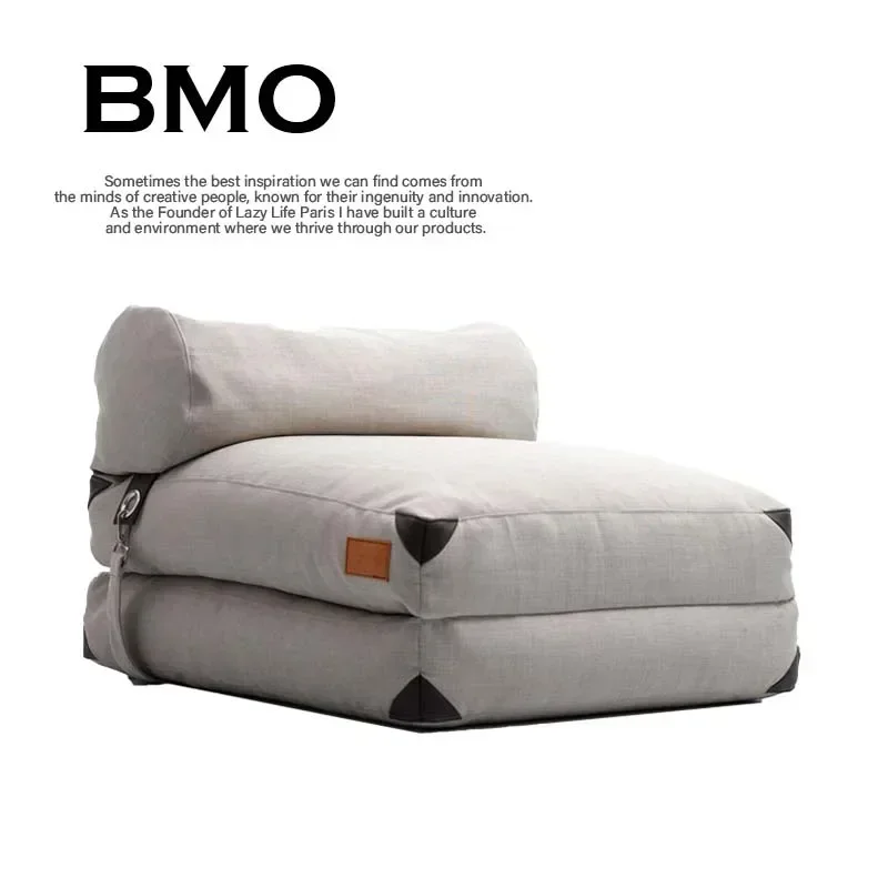 Lazy Sofa Bed Designer Nordic Ins Style Single Chair Bean Bag Balcony Leisure Lying Tatami Living Room Furniture