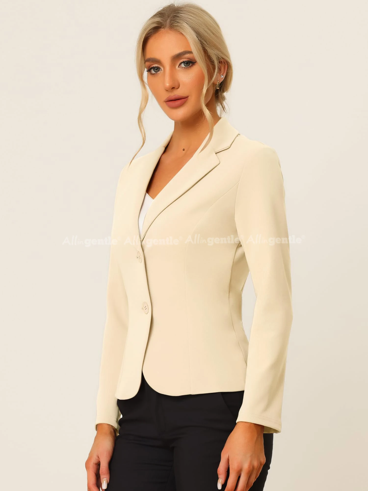 Womens Casual Blazer Fashion Jacket Long Sleeve Open Front Work Office Suit Blazer