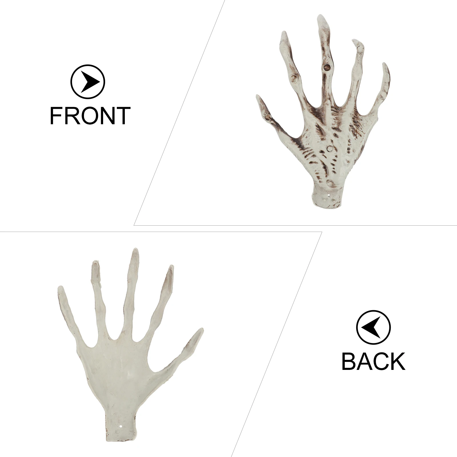 

Terrifying Hands Halloween Party Prank Props Haunted House Decoration Scary Accessories Creepy Hand Ghost
