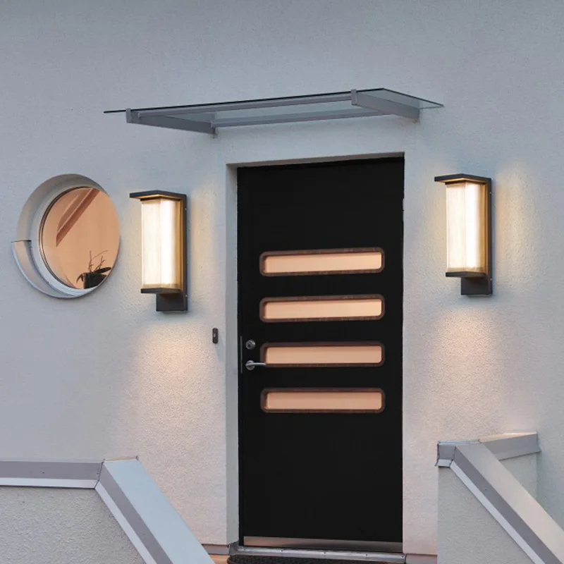 Stainless Steel Waterproof IP65 Lighting Outdoor Waterproof Wall Lamps Aisle Porch Wall Lights Waterproof Exterior Wall Fixtures