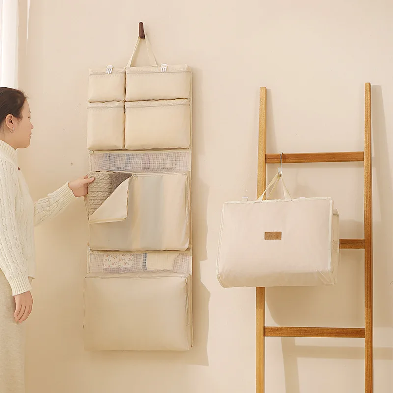 8-в-1 большие подвесные упаковочные кубики для женщин, органайзер для багажа, двойной режим (куб/подвеска) для чемодана, складная дорожная сумка для одежды