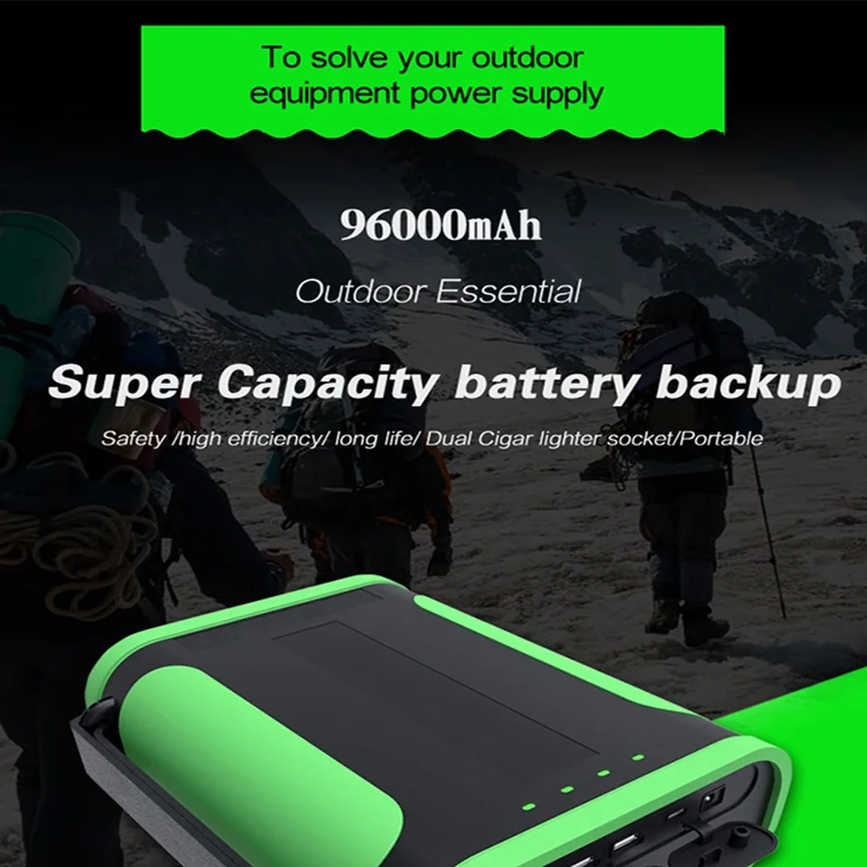 Merpower GP30 Custom Usb C Power Bank with Cigarette Lighter 12v 24v Battery Charger for Car Refridge Carp Fishing