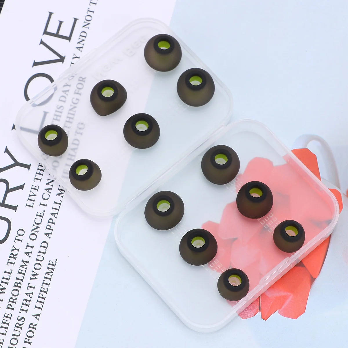 

12Pcs Premium Silicone Earbud Covers Noise Blocking Ear Plugs for Office Commute Use in- Plugs