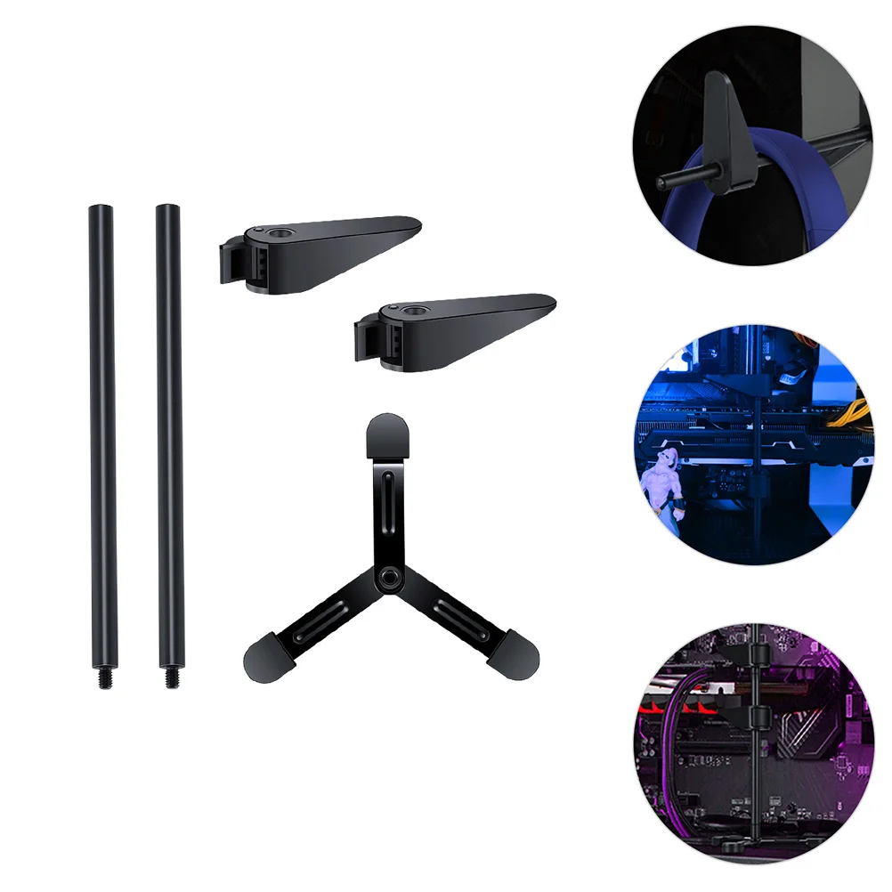 

1Set Durable Graphics Card Holder Adjustable GPU Support Rack Anti-Slip Bracket for Computer Case with Multipurpose Use