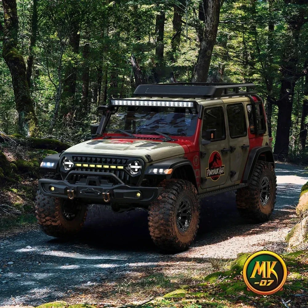 Croboll MK07 نسخة بدون فرش 1/7 RC نموذج التحكم عن بعد الكهربائي سيارة روك الزاحف 4WD RTR ألعاب الأطفال الكبار