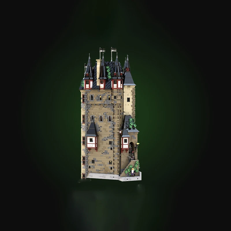 Exquisite New Product MOC Building Blocks Medieval Architecture Model Technology Modular Children's Toy Gift DIY Assembly Set