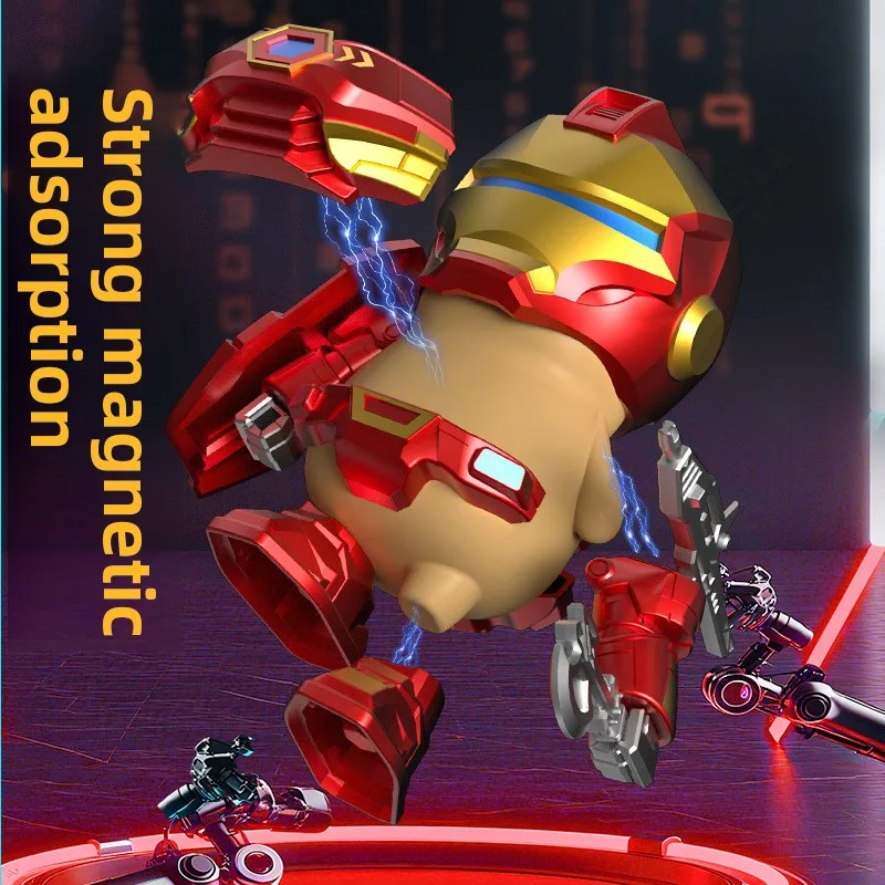 

Strict selection Cross-border steel magnetic suction mecha kapibara deformation robot capybara creative ornament toy man