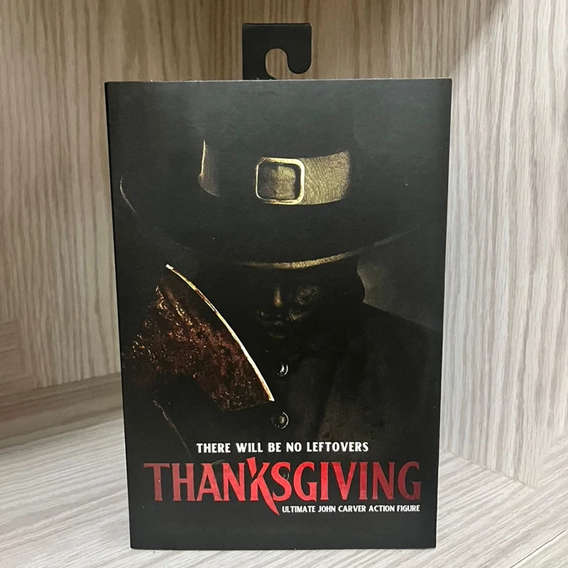 Thanksgiving John Carver Action Figure Toys Anime NECA 45998 There Will Be No Leftovers Figuras 7-Inch Movable Model Original