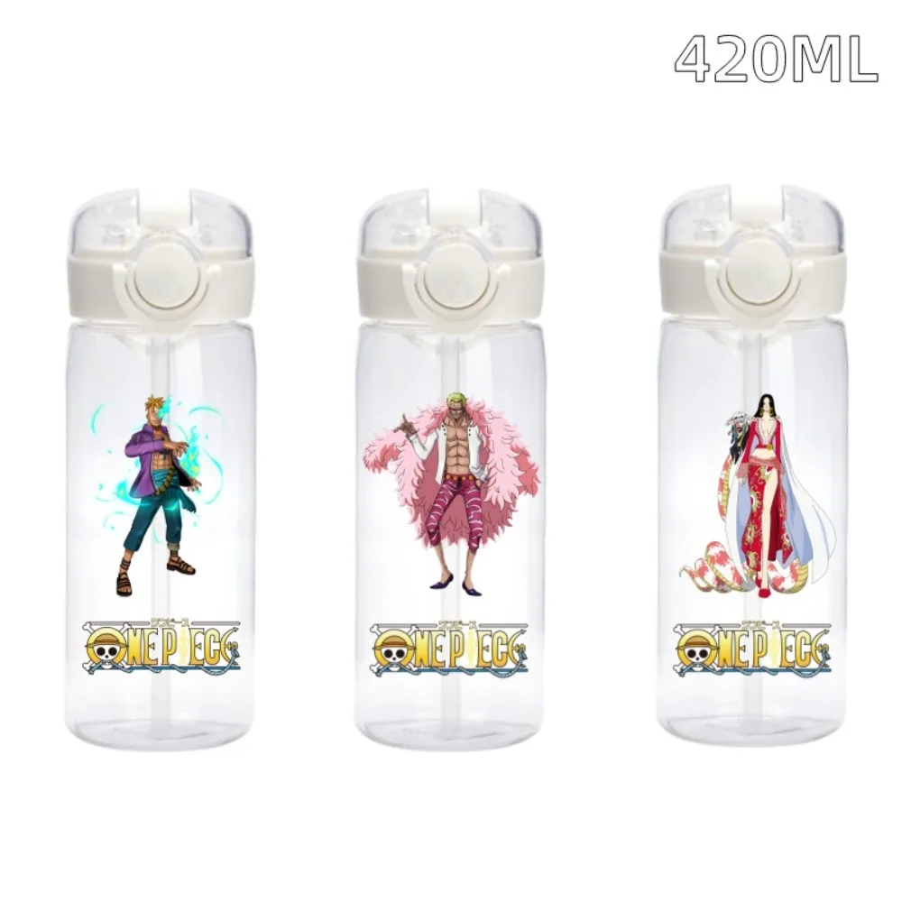 Anime Peripheral New 750ml Large Capacity Portable Outdoor Sports Drink Bottle Beverage Cup Children's Luffy Anti Fall Best Gift