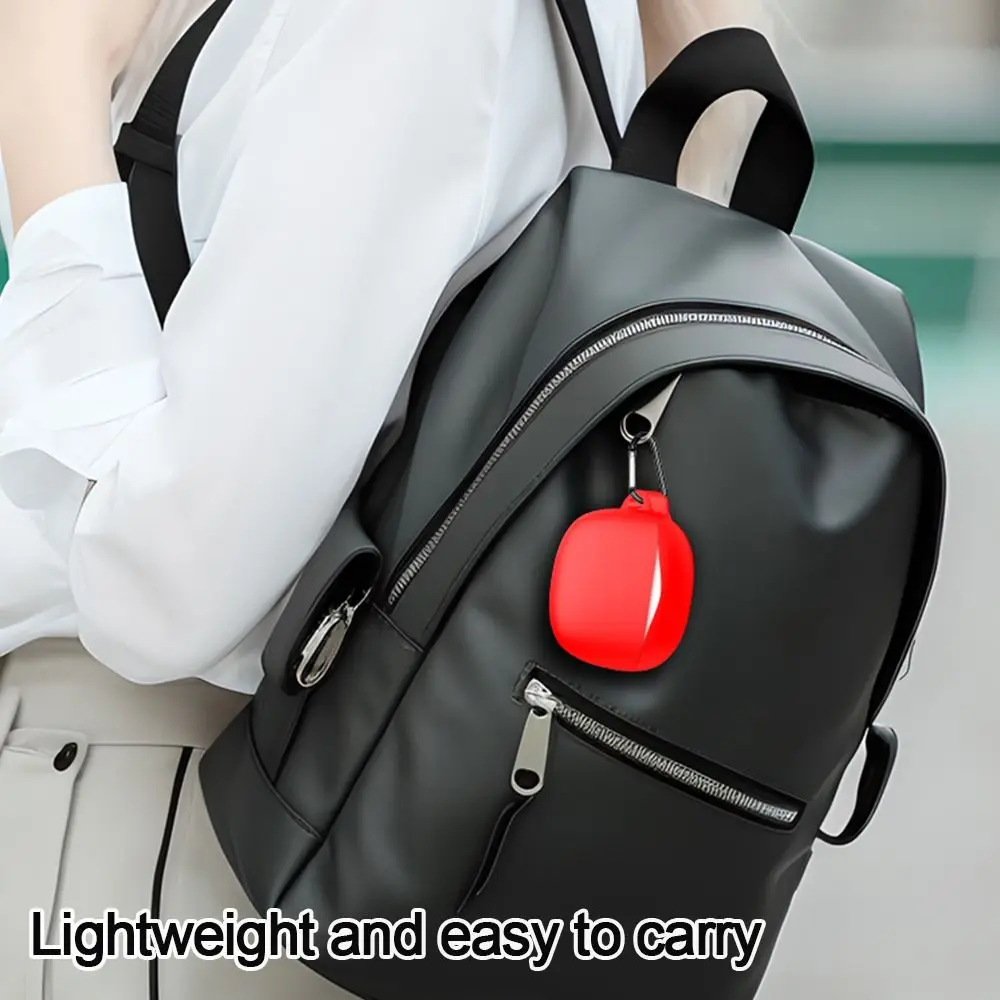 Силиконовый чехол для наушников с карабином, противоскользящий чехол для наушников, пыленепроницаемый, многоцветный для QCY MeloBuds N50/HT12 Силиконовый чехол для наушников с карабином, противоскользящий чехол для наушников, пыленепроницаемый, многоцветный для QCY MeloBuds N50/HT12