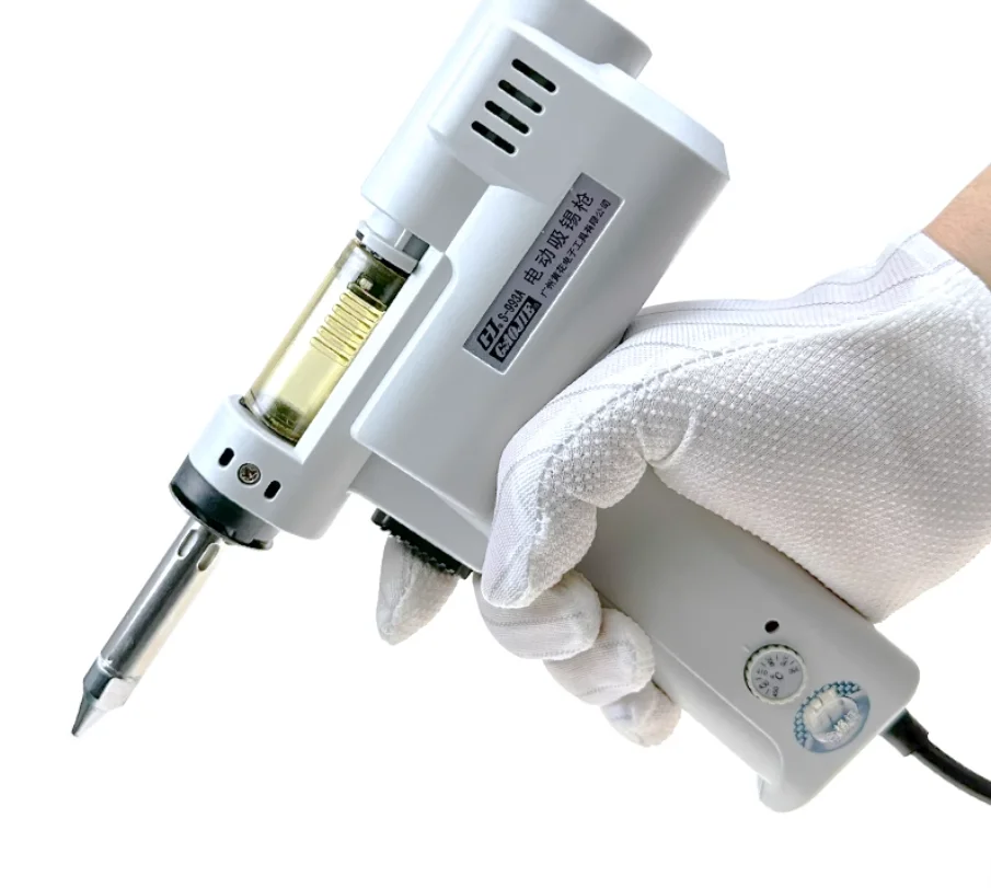 New S-993A Powerful Single Air Pump Electric Tin Suction Device Suction Gun Suction Pump 100w Tin Removal Suction Tool