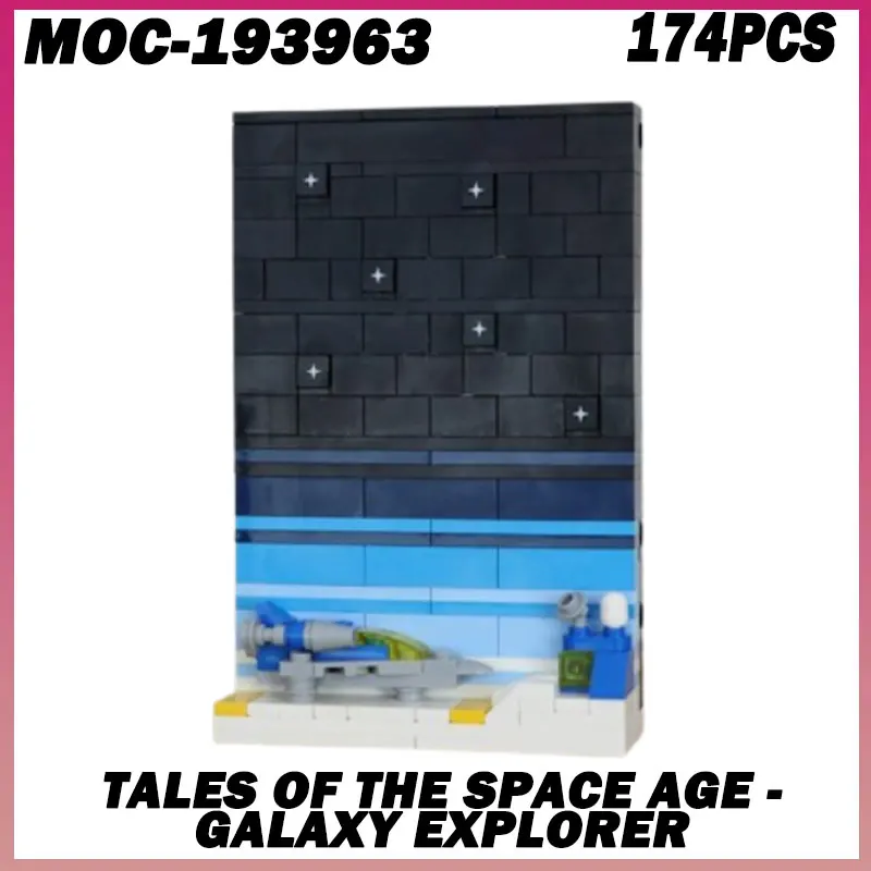 

174PCS MOC-193963 Tales of the Space Age - Galaxy Explorer Storybook series Building block toy splicing small particle building