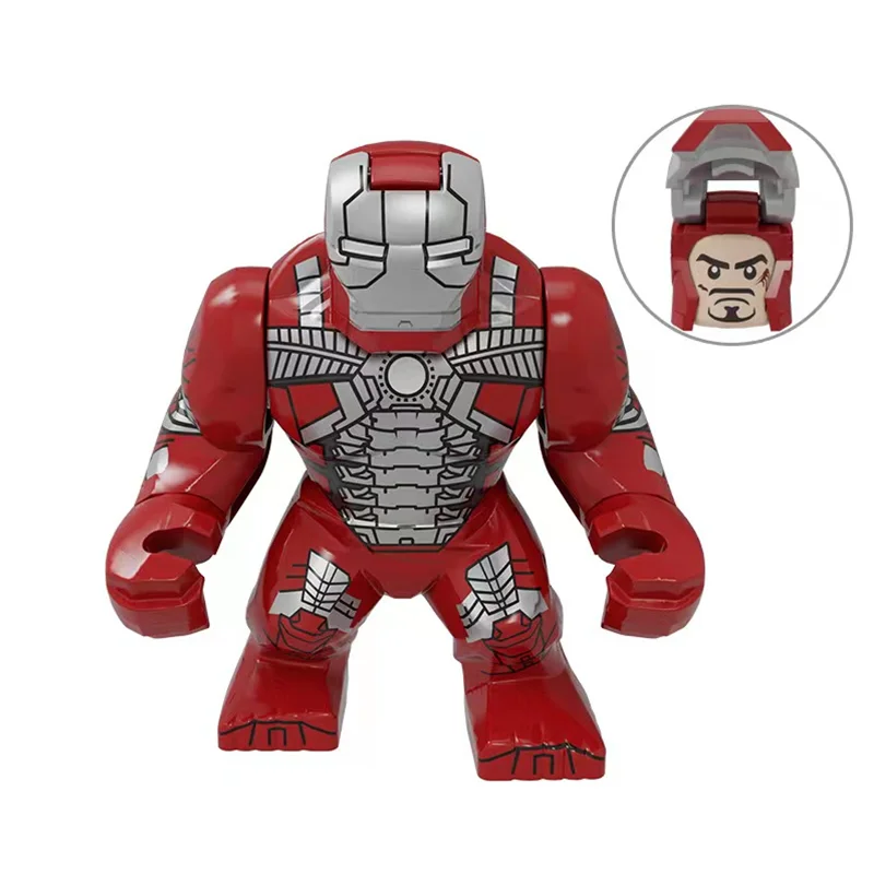 شخصيات أنيمي نموذج عفريت كبير سبايدرمان الرجل الحديدي فينوم كابتن هوك ديدبول تكنيك درع المدينة دمى هدايا #2