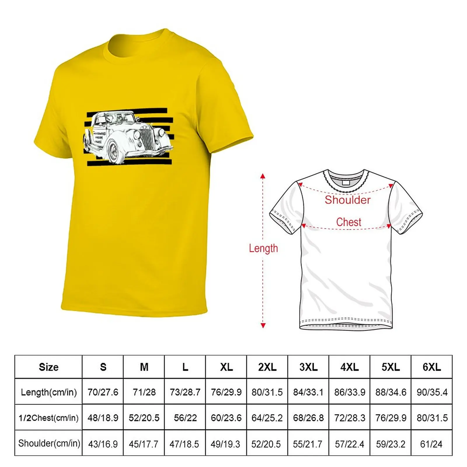 New Woodward Dream Cruise Essential 04 T-Shirt funny t shirt boys t shirts plain t-shirt mens graphic t-shirts funny