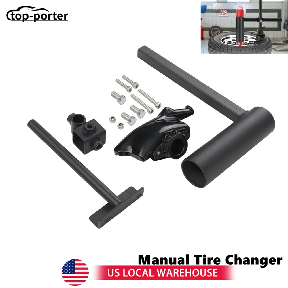 

Ручной шиномонтажный станок, модификация утиной головки, сварочный комплект, шиномонтажный станок для большинства автомобильных колес, черный