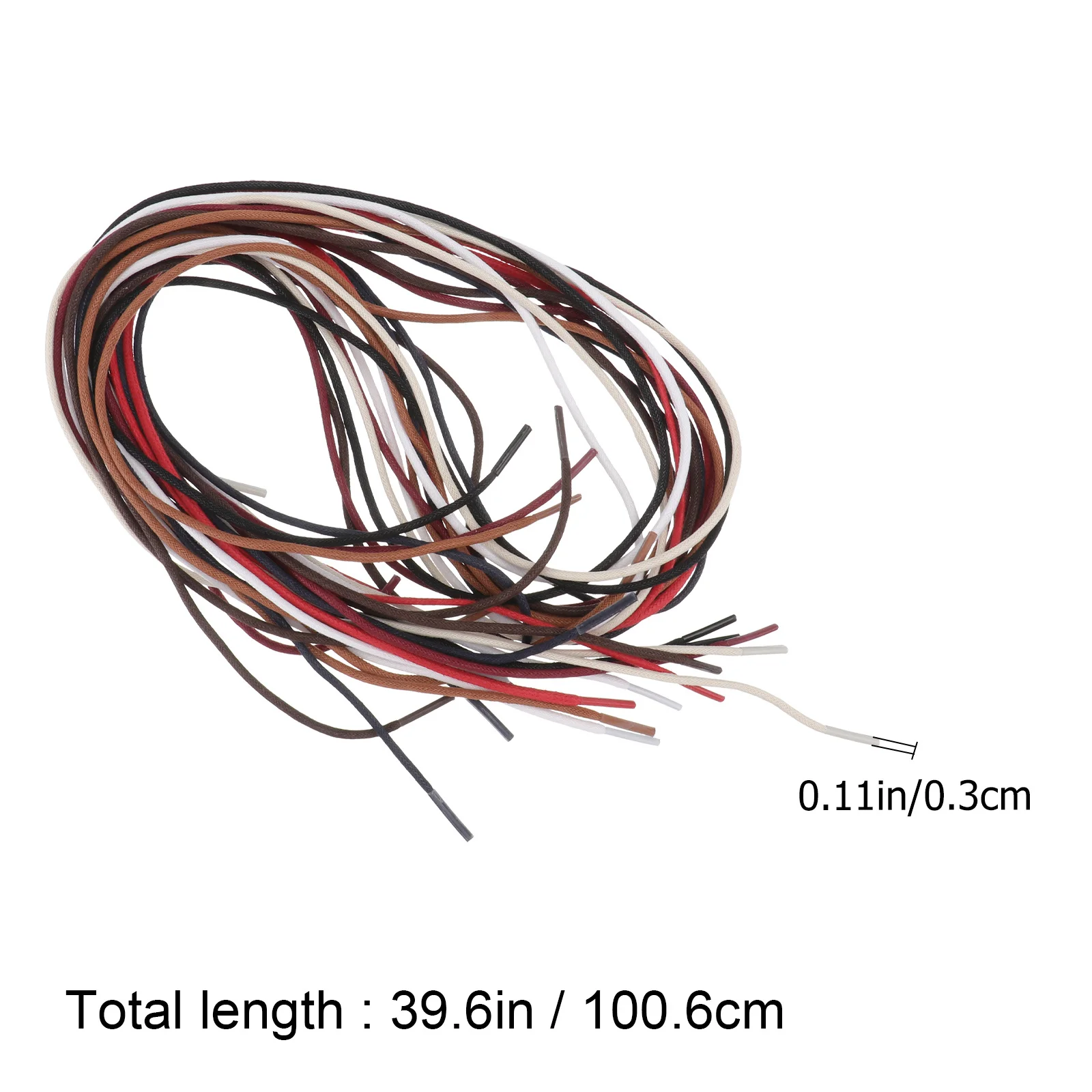 8 أزواج من أربطة الحذاء القطنية المشمعة، بديل أنيق، دانتيل متين لتشغيل أحذية الركض للرجال والنساء، رباط حذاء بسيط