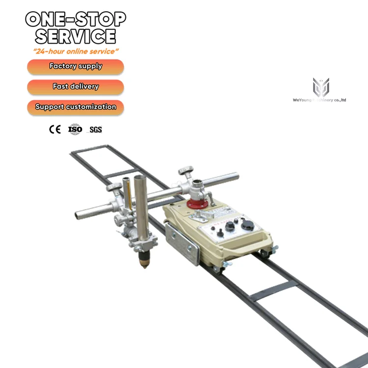 High Speed Automatic Plasma & Gas Straight Line Cutting Machine Servo Motor 220V Portable Flame Cutting Carriage High-Accuracy