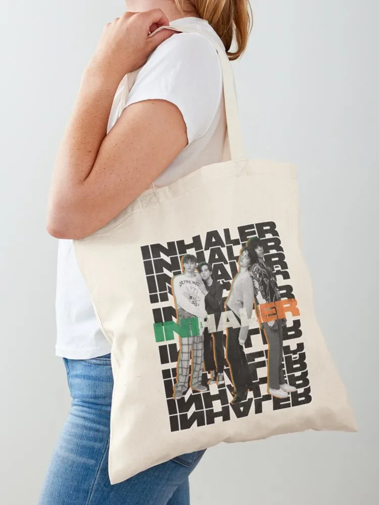 

INHALER BAND Tote Bag canvas shopping bag Canvas tote bag women Customizable tote