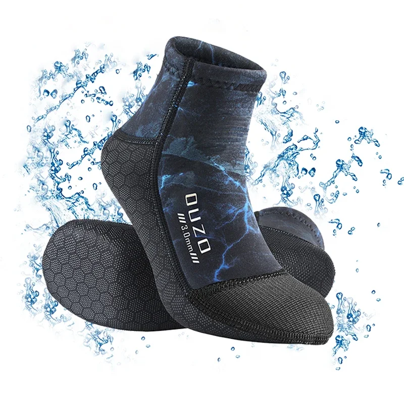 

3mm Diving Neoprene Socks Anti Slip Adult Beach Unisex Warm Wetsuit Scuba Snorkeling Water Sports Diving Socks