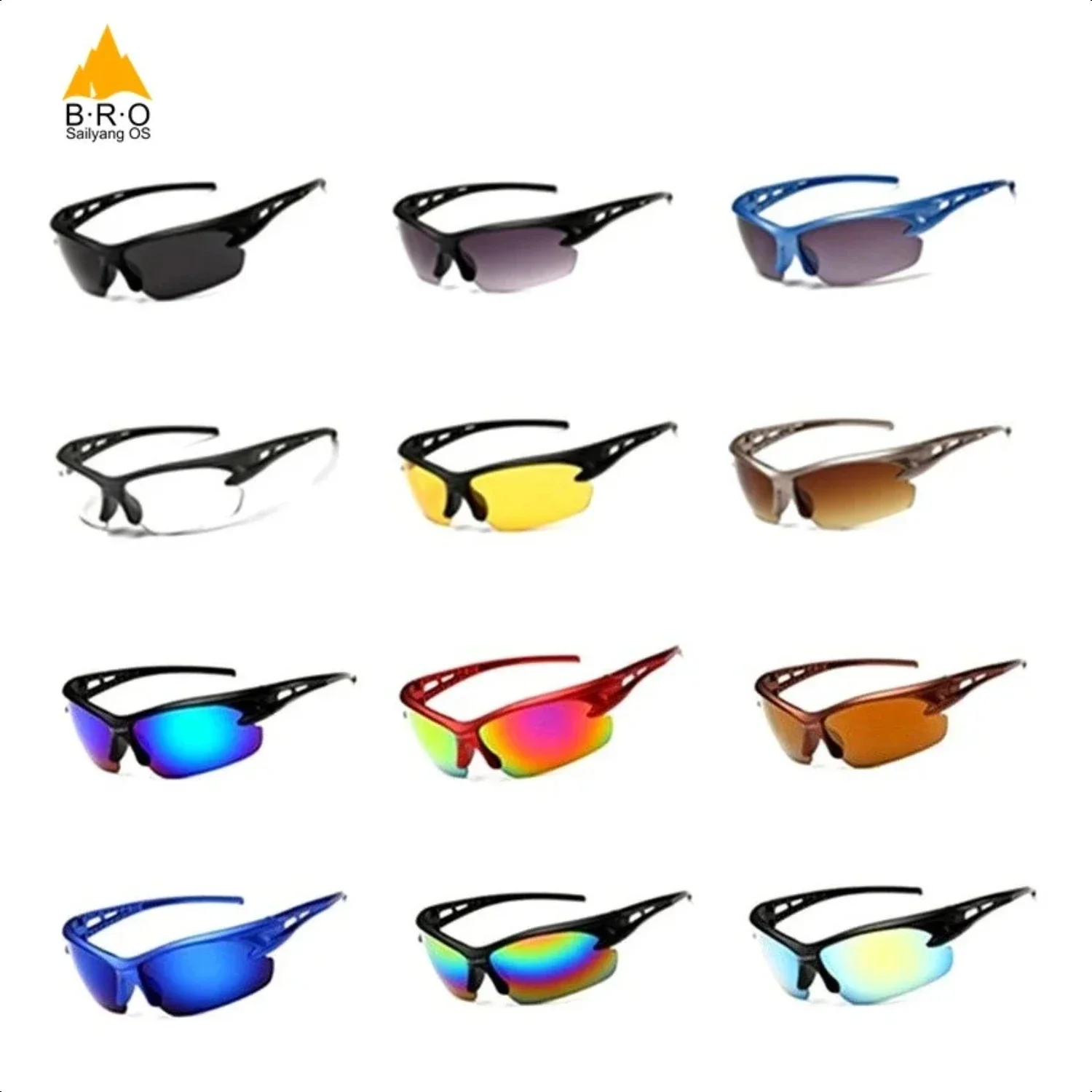 Men Women UV400 Sport Sunglasses Cycling Glasses Bicycles Sports Eyewear MTB Glasses Running Bike Sunglasses Cycling Goggles