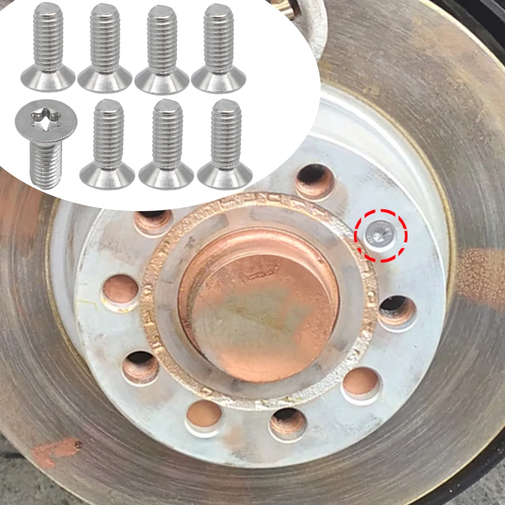8Pc Brake Disc Scre… - image