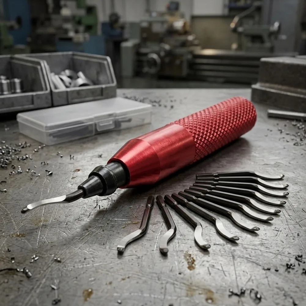 Edge Trimming Cutting Tip With Cutting Tip Red Anodized Aluminum Handle Precision Cutting For Stainless Steel Aluminum PVC