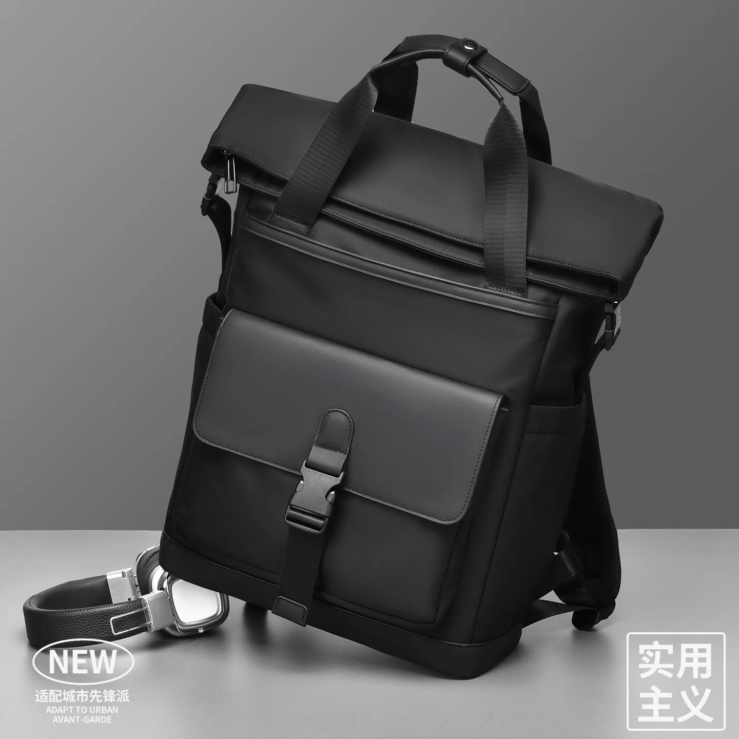 New backpack men's business leisure sports travel computer backpack trendy college student schoolbag men