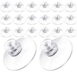 5/10Pcs Plastic Suction Cups PVC Sucker Pads Strong Adhesive Suction Holder with Screw Nut for Glass Bathroom Wall Door Window