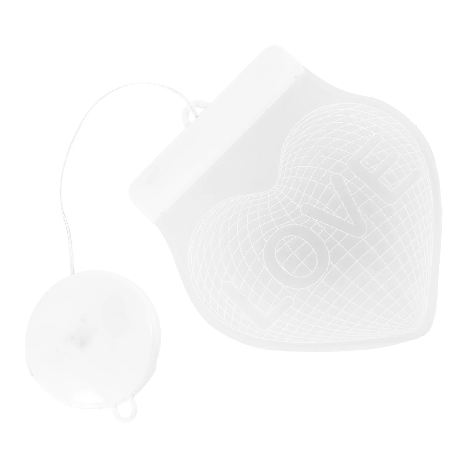 

Creative Suction Cup Hanging Lamp 3D LED Night Light Decor Holiday Window Bedroom Study suction cup window