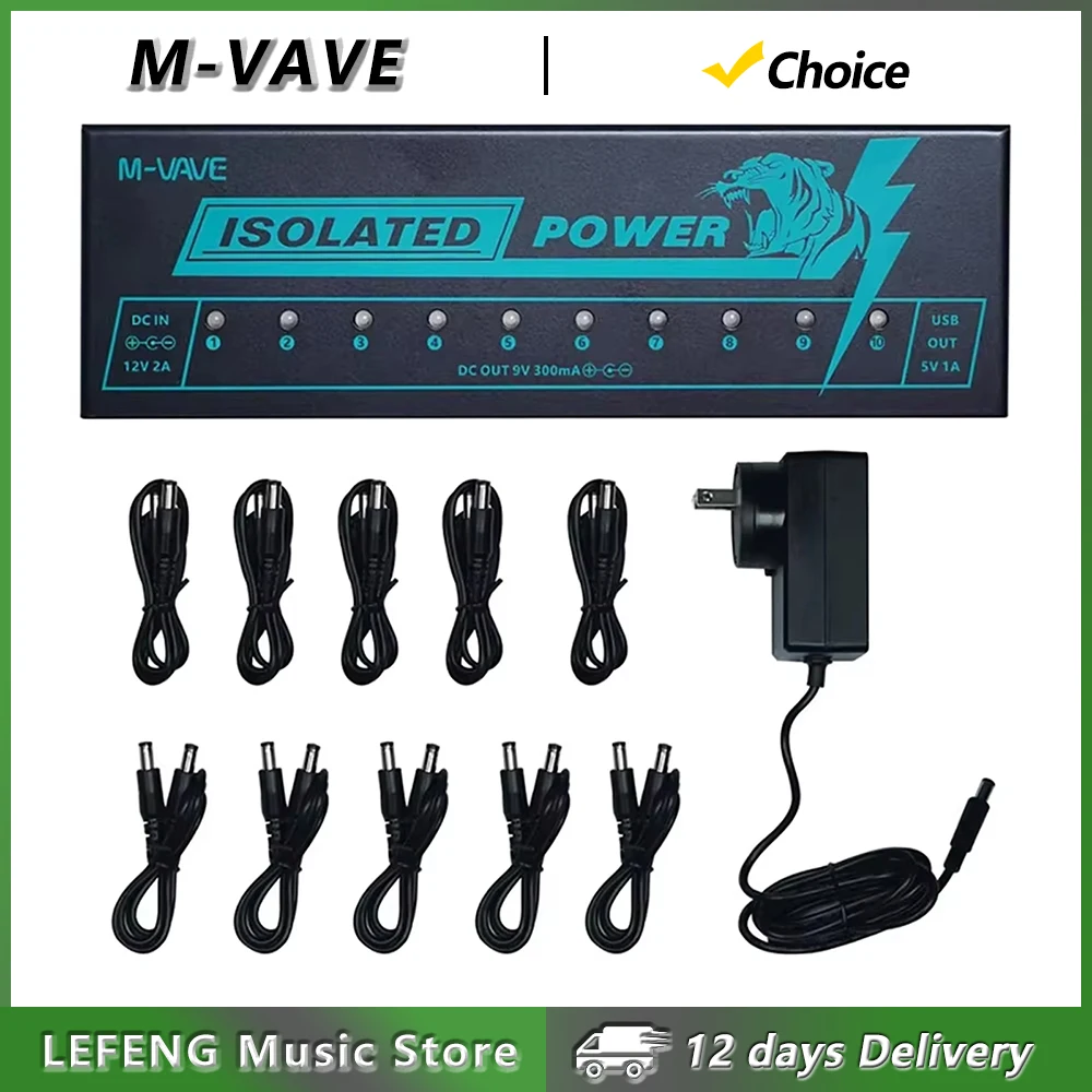 m-vave-guitar-effect-pedal-power-supply-10-isolated-dc-outputs-9v-300ma-pedal-power-supply-electric-guitar-parts-accessories