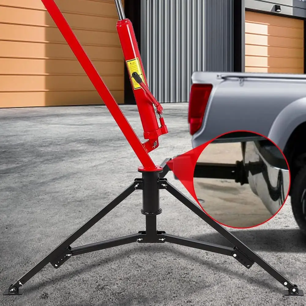 Hitch Mount Truck Crane 1000 Lbs Capacity 360° Rotation Safety Stability Easy Installation Versatile Lifting Operations Enhanced